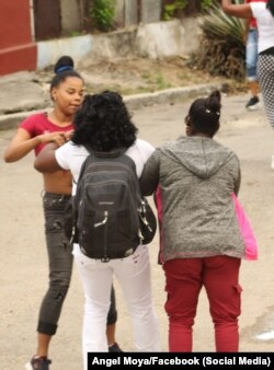 Berta Soler, líder de las Damas de Blanco, arrestada este domingo. (Foto: Angel Moya/Facebook)