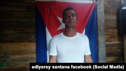 El activista Ediyersy Santana