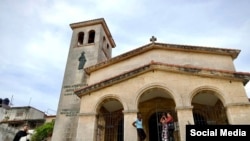 Iglesia de Jesús Obrero, en La Habana. Foto tomada de la página de Facebook de Adrián Martínez Cádiz, 5 de abril de 2023.