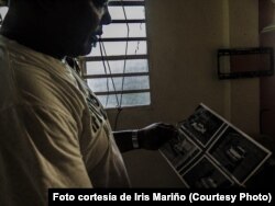 Ángel Moya, activista y ex prisionero político (Foto cortesía de Iris Mariño)