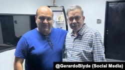 Roland Carreño junto a Gerardo Blyde. (Foto: @GerardoBlyde)