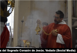 El sacerdote cubano Lester Rafael Zayas Díaz.