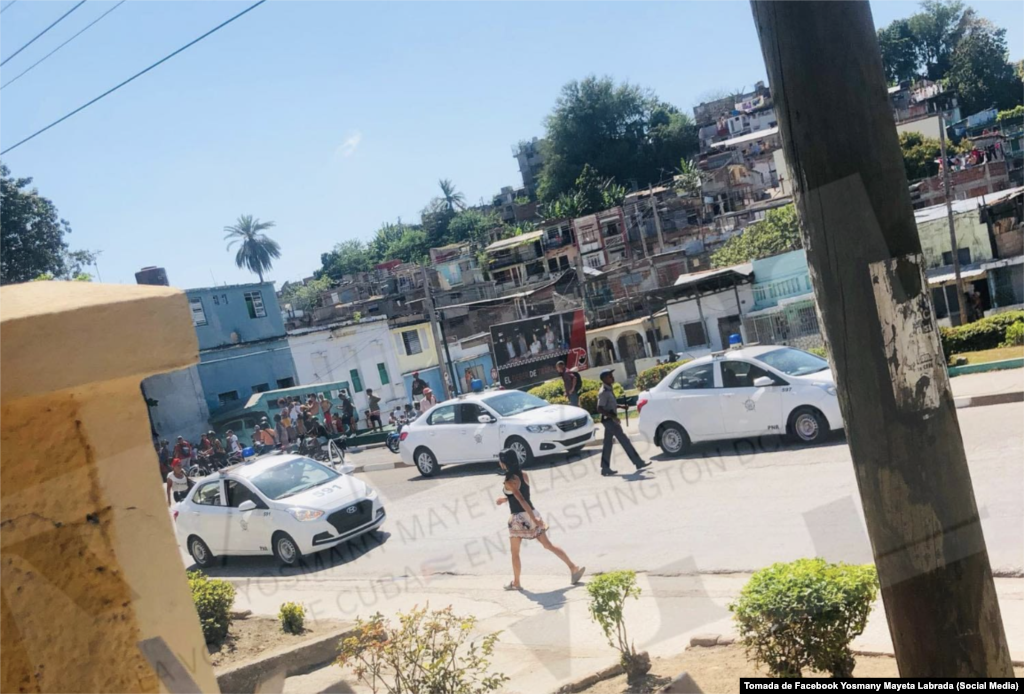 Imágenes de la protesta masiva en Santiago de Cuba el 17 de marzo de 2024