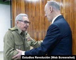 Patrushev aseguró a Raúl Castro que "Moscú sigue comprometido con el espíritu de asociación estratégica entre los dos países".