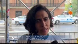 Declaraciones de Anamely Ramos por la presencia de Díaz-Canel en Nueva York 