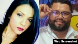 Dilia Contreras y Leiner Montero, los dos periodistas asesinados a tiros en Colombia. (Foto: SIP)