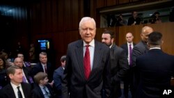 El senador Sen. Orrin Hatch llega a una audiencia en el Comité Judicial del Senado, en enero de 2019. (AP/Andrew Harnik/File)