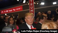 Donald Trump, candidato presidencial republicano. Universidad de Miami, 10 de marzo de 2010 de 2016. Foto: Luis Felipe Rojas.