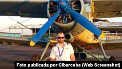 El piloto cubano Rubén Martínez Machado.