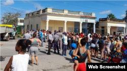 La protesta de La Palma Arroyo Naranjo. 