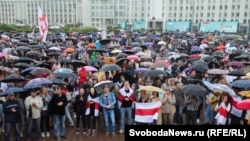 Protestas en Minsk