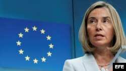 La jefa de la diplomacia europea, Federica Mogherini. (EFE)