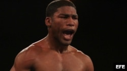 El boxeador cubano Yuriorkis Gamboa.