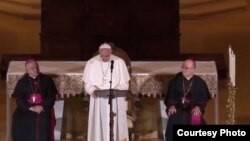 El Papa en el Seminario de Filadelfia.