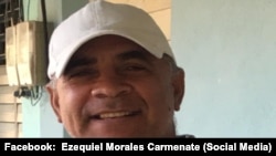 El opositor tunero Ezequiel Morales Carmenate.