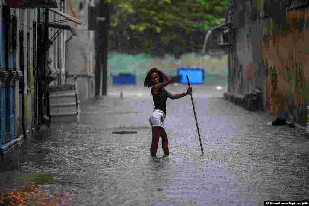 Inundaciones en La Habana el 3 de junio de 2022.