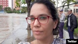 "A estas alturas, con 42 años y cinco como reportera, nada me hará cambiar de idea", escribió Luz Escobar (Foto: Twitter).