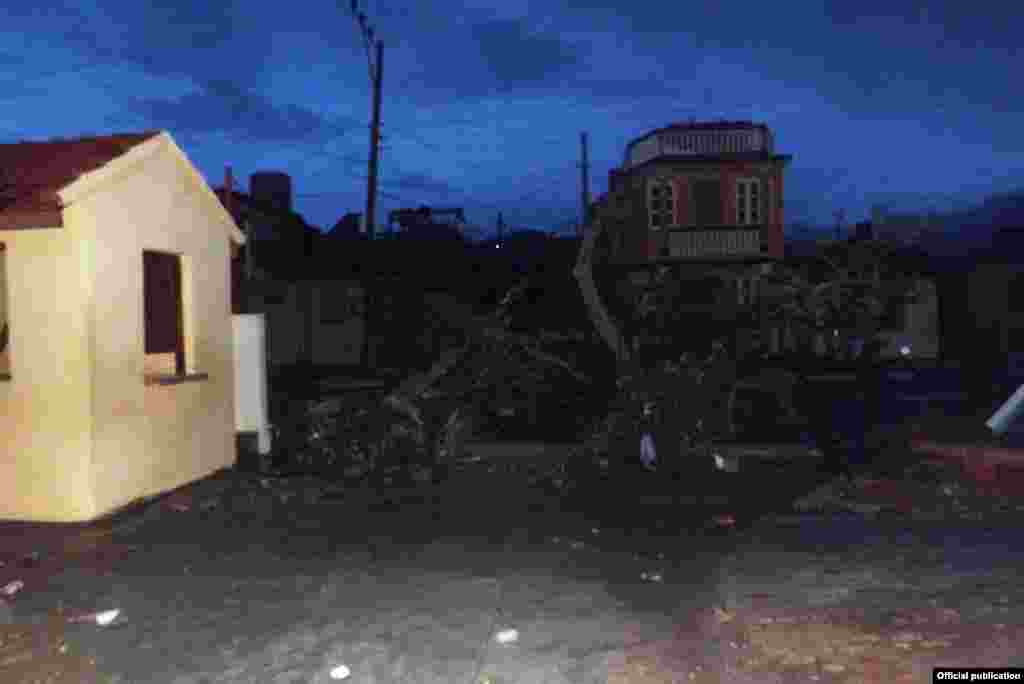 El impacto de Matthew en Baracoa. Foto Tomada de Radio Baracoa