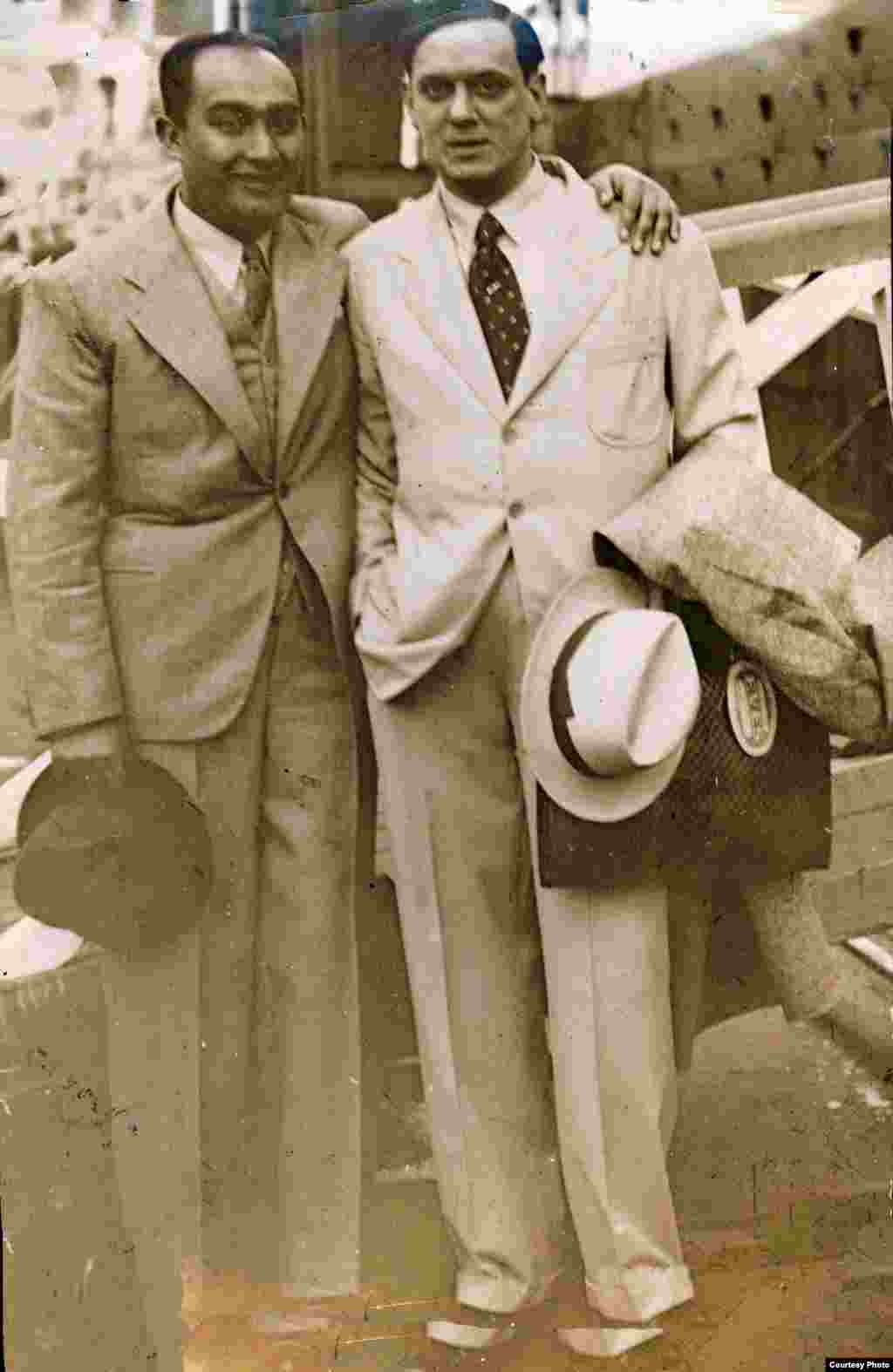 Ernesto Lecuona y Pedro Vargas.