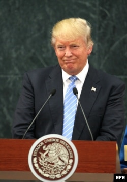 El candidato republicano a la presidencia de Estados Unidos, Donald Trump.