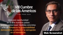 Perú da la bienvenida a presidentes de la región asistentes a la VIII Cumbre de las Américas.