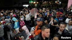 Migrantes de Cuba en Paso del Norte en Ciudad Juárez, el pasado 28 de febrero. REUTERS/Jose Luis Gonzalez