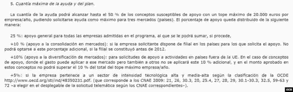 Ministerio de Economía y Competitividad (Plan Consolida2, cuantía)