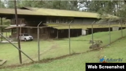 Campamento en Chiriquí donde permanecen los 76 cubanos que regresarán a Cuba.