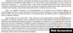 Detalle de la sentencia de denegación de ciudadanía a Yolexi Singh emitida por la Audiencia Nacional de España.