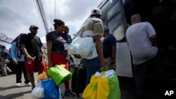 Migrantes en Panamá, el 26 de octubre de 2022. (AP Foto/Arnulfo Franco).