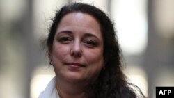 La artista cubana Tania Bruguera en el Turbine Hall del Tate Modern en Londres, en octubre de 2018.