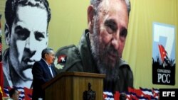 Raúl Castro, en la apertura del VII Congreso del Partido Comunista de Cuba.