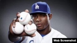 El cienfueguero Yasiel Puig.