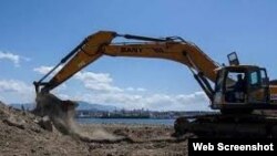 Obras en construcción Puerto de Santiago de Cuba