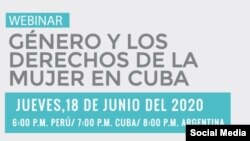 Webinar sobre situación de cubana en la época del COVID-19