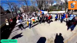 Manifestación Patria y Vida en Madrid, España