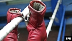 Guantes de boxeo.