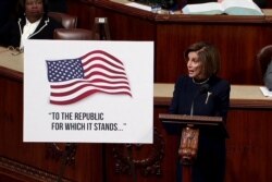 La presidenta de la Cámara de Representantes, la demócrata Nancy Pelosi, convoca al voto por el juicio político al mediodía del miércoles (Foto: Reuters).