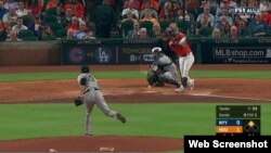 Yulieski Gurriel impulsó en la cuarta entrada la carrera que a la larga permitió que los Astros derrotaran a los Yankees. 