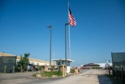 Entrada al Centro de Detención para Menores en Carrizo Springs.