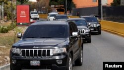 Caravana de Guaidó.