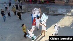 Cuba represión contra Damas de Blanco Habana Foto de Angel Moya 