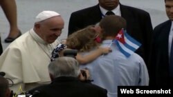 Así fue la llegada del Papa Francisco a Cuba