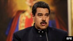 Nicolás Maduro habla durante una rueda de prensa con medios de comunicación internacionales. (Archivo)