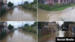 Foto de inundaciones en Ciego de Ávila publicadas en redes sociales.