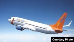 Avión de Sunwing Airlines 