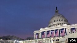 El National Mall de Washington previo a la inauguración presidencial de Trump