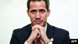 Presidente interino de Venezuela, Juan Guaidó. (BERTRAND GUAY/AFP)