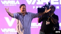 Candidato presidencial opositor y vicepresidente de Panamá, Juan Carlos Varela.