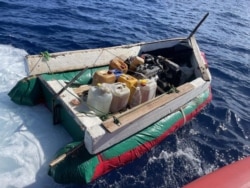 Una embarcación interceptada por la Guardia Costera el 9 de diciembre pasado, a unas 35 millas al sur de Cayo Hueso. (Foto: USCG)